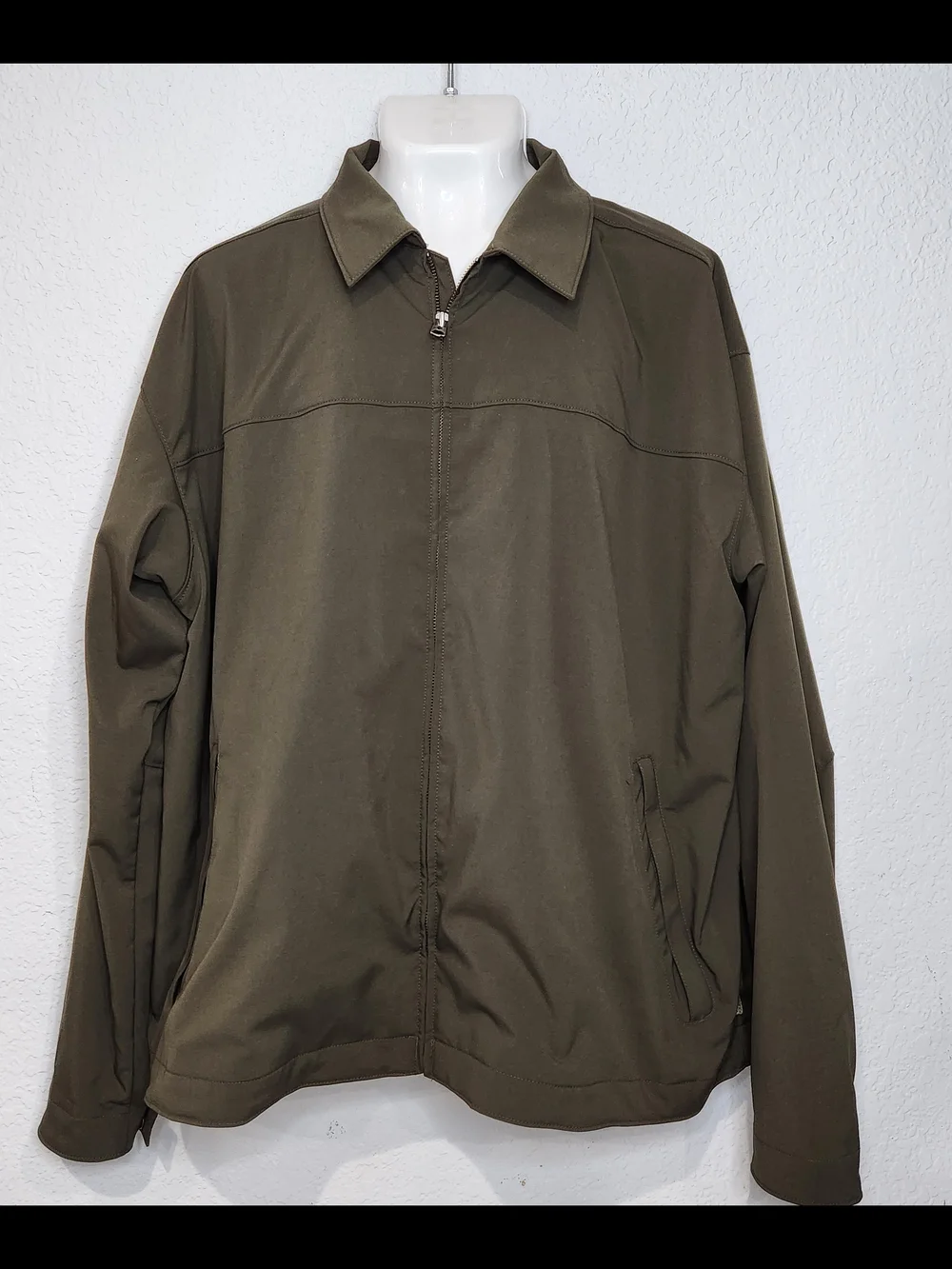 Columbia Olive Lightweight Zip Jacket